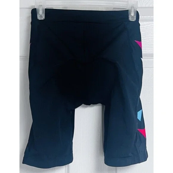 Beroy Womens Medium Cycling Shorts Compression Padded Black Medium M - Picture 4 of 7